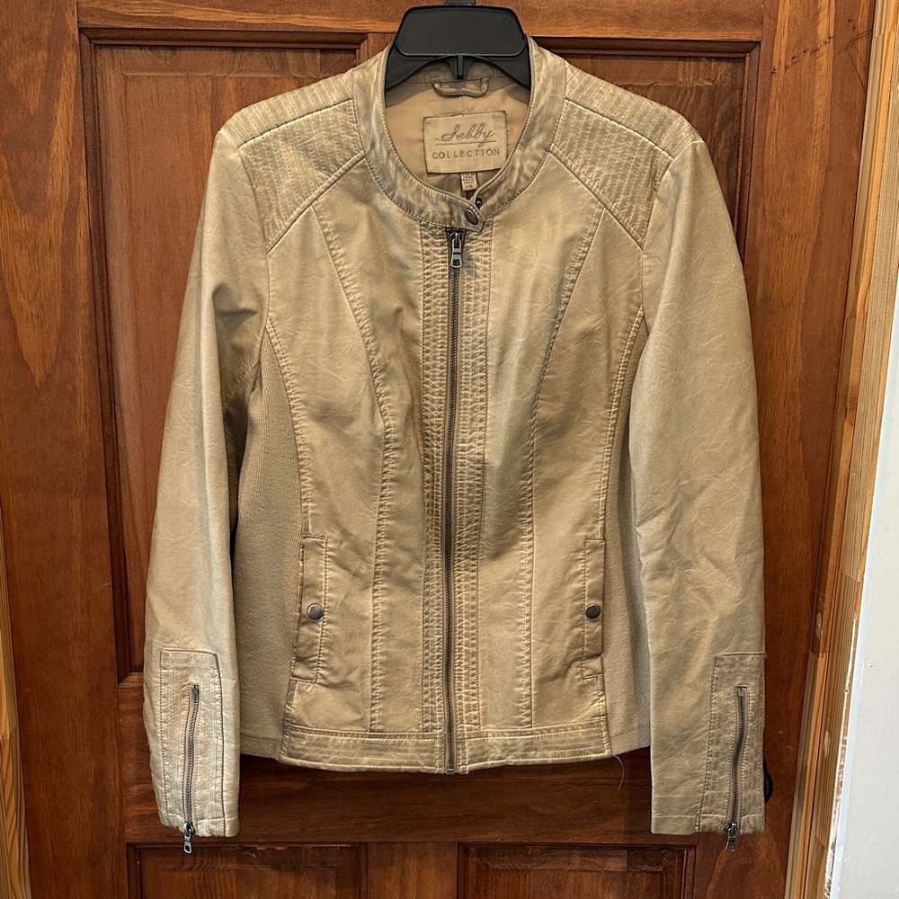 Scully Women's Tan Vegan Leather Jacket